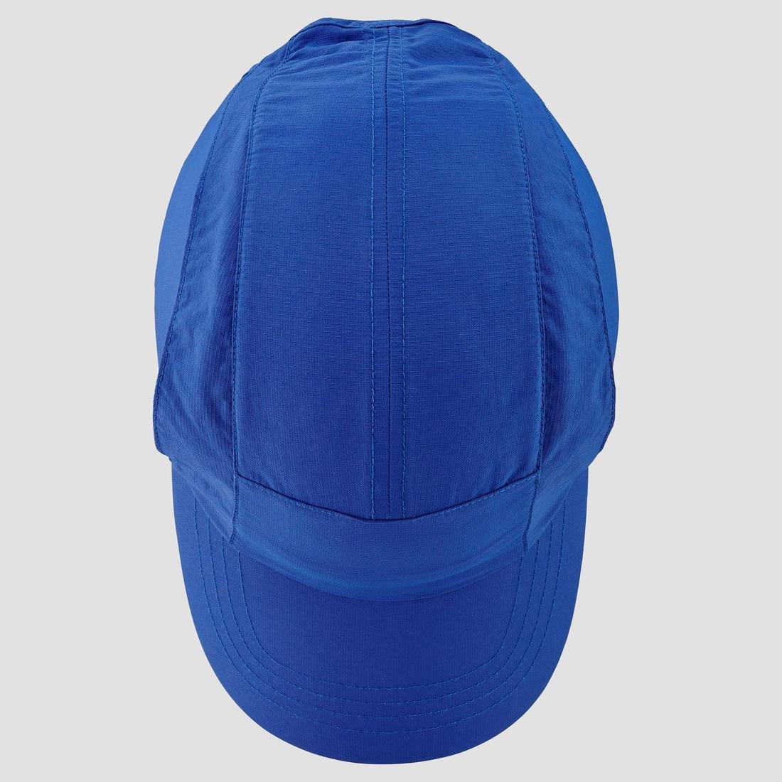 Kids Hiking Cap Mh500, Blue, , large image number 4