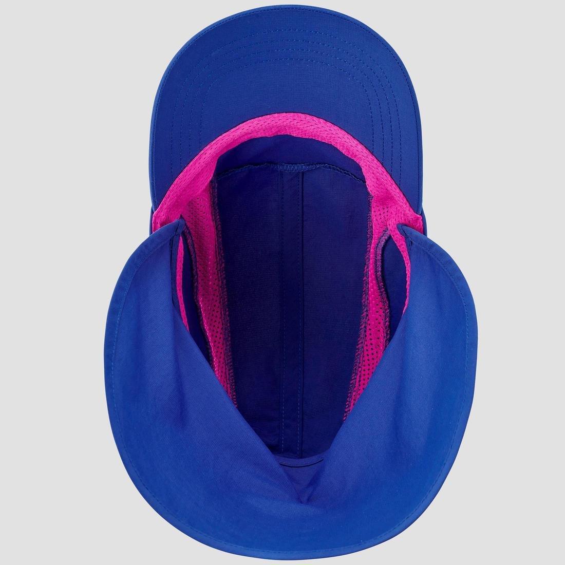 Kids Hiking Cap Mh500, Blue, , large image number 5