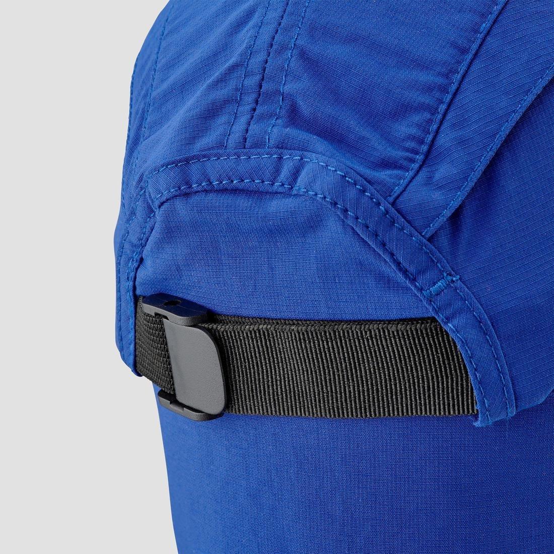 Kids Hiking Cap Mh500, Blue, , large image number 6