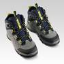 QUECHUA - EU 36 Kids Waterproof Mountain Walking Boots 10-6 Mh500, Navy Blue