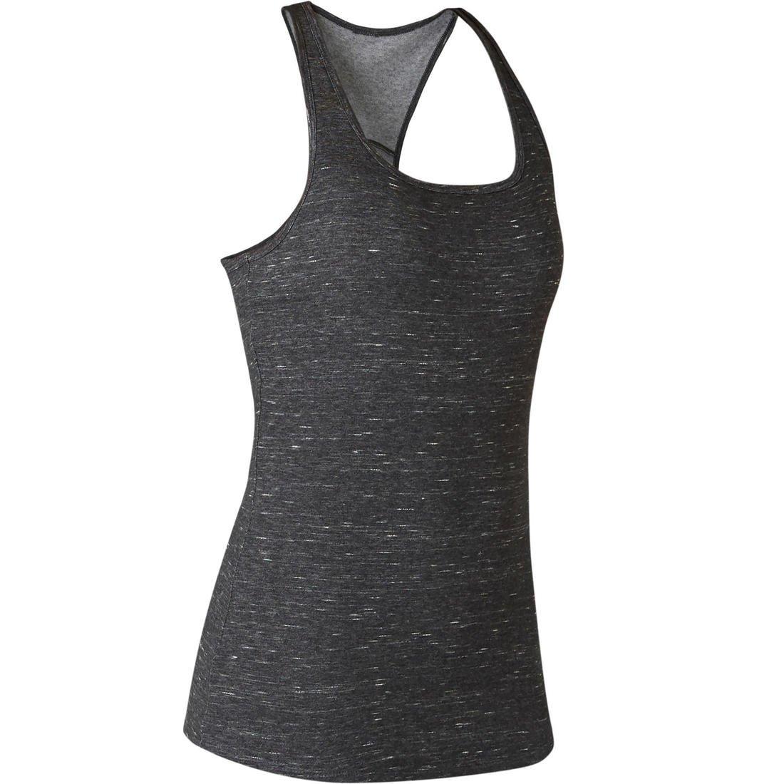 Womens Stretchy Cotton Fitness Tank Top, Pink, , large image number 14