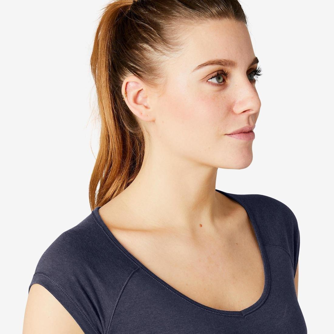Women's Slim T-Shirt 500, Pink, , large image number 10
