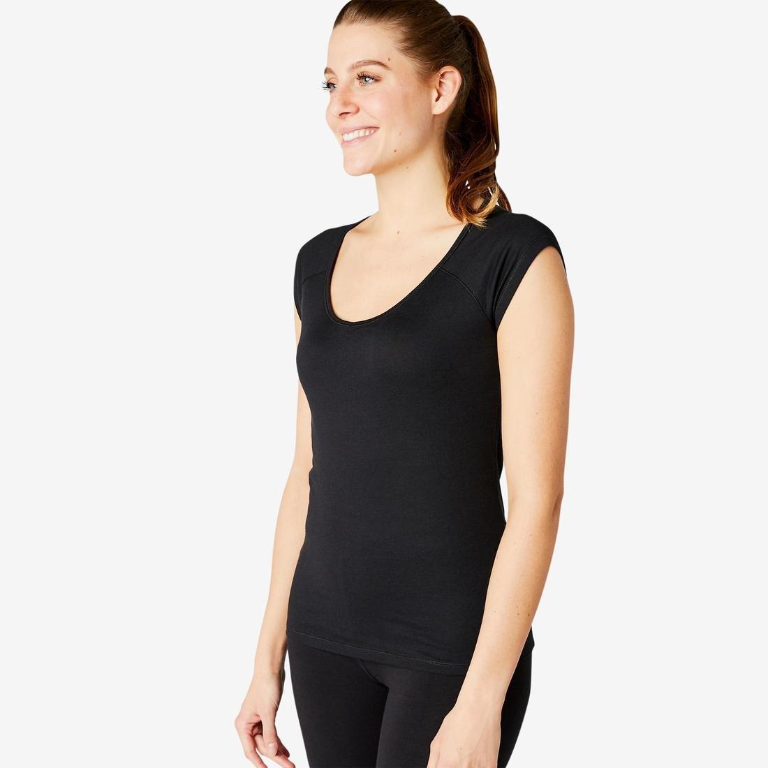 Extra Small  Women's Slim T-Shirt 500, Pink, , large image number 1