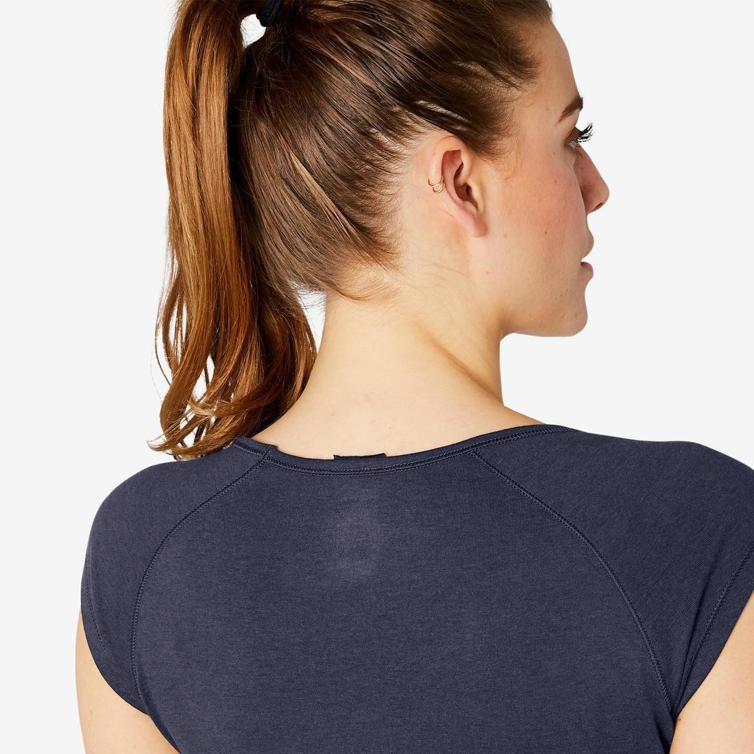 Extra Small  Women's Slim T-Shirt 500, Pink, , large image number 11