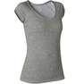 NYAMBA - XS  Women's Slim T-Shirt 500, Grey