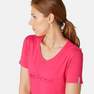 NYAMBA - 2XL  Women's Pilates And Gentle Gym Sport T-Shirt 510 Print, Light Crimson