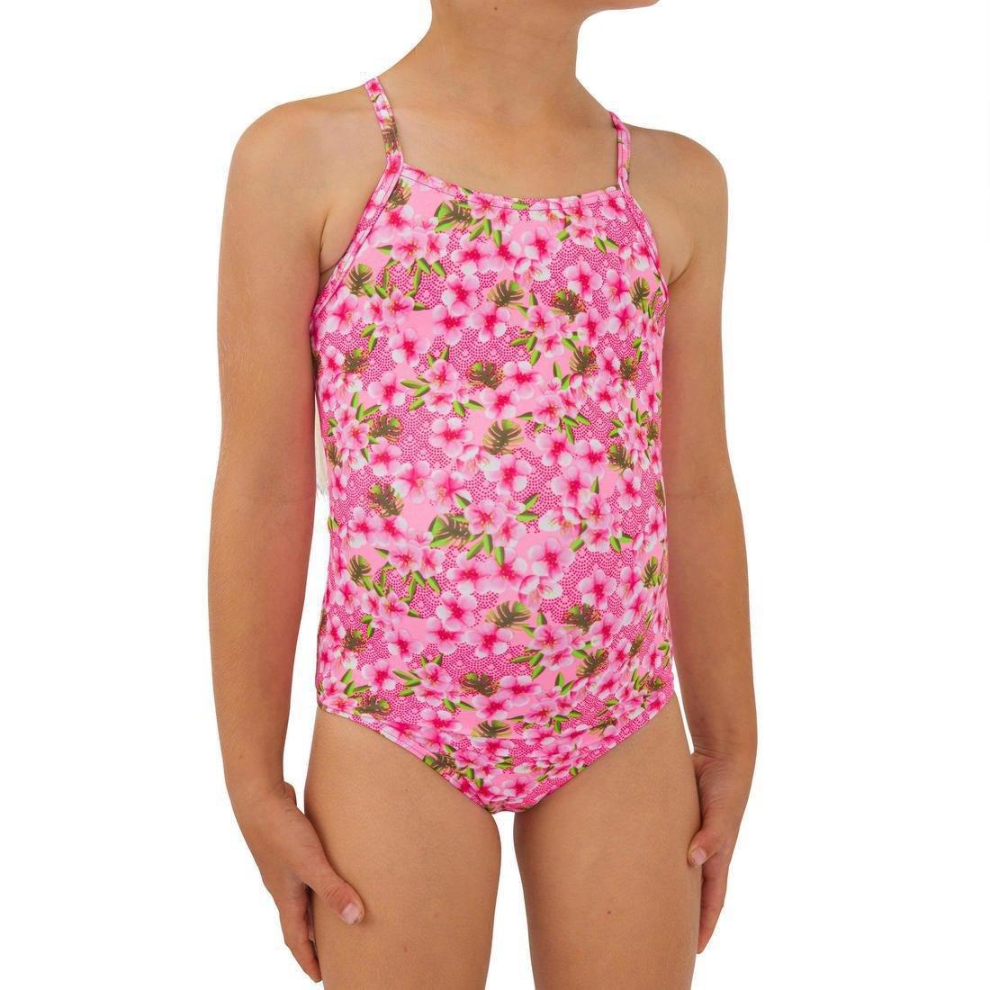 5-6Y  1-piece Swimsuit  Hanalei 100, Fluo Pink, , large image number 11