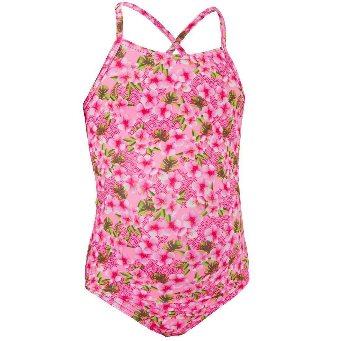 5-6Y  1-piece Swimsuit  Hanalei 100, Fluo Pink, , large image number 12