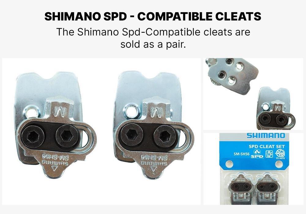 Spd-compatible Cleats, Silver, No Color, medium