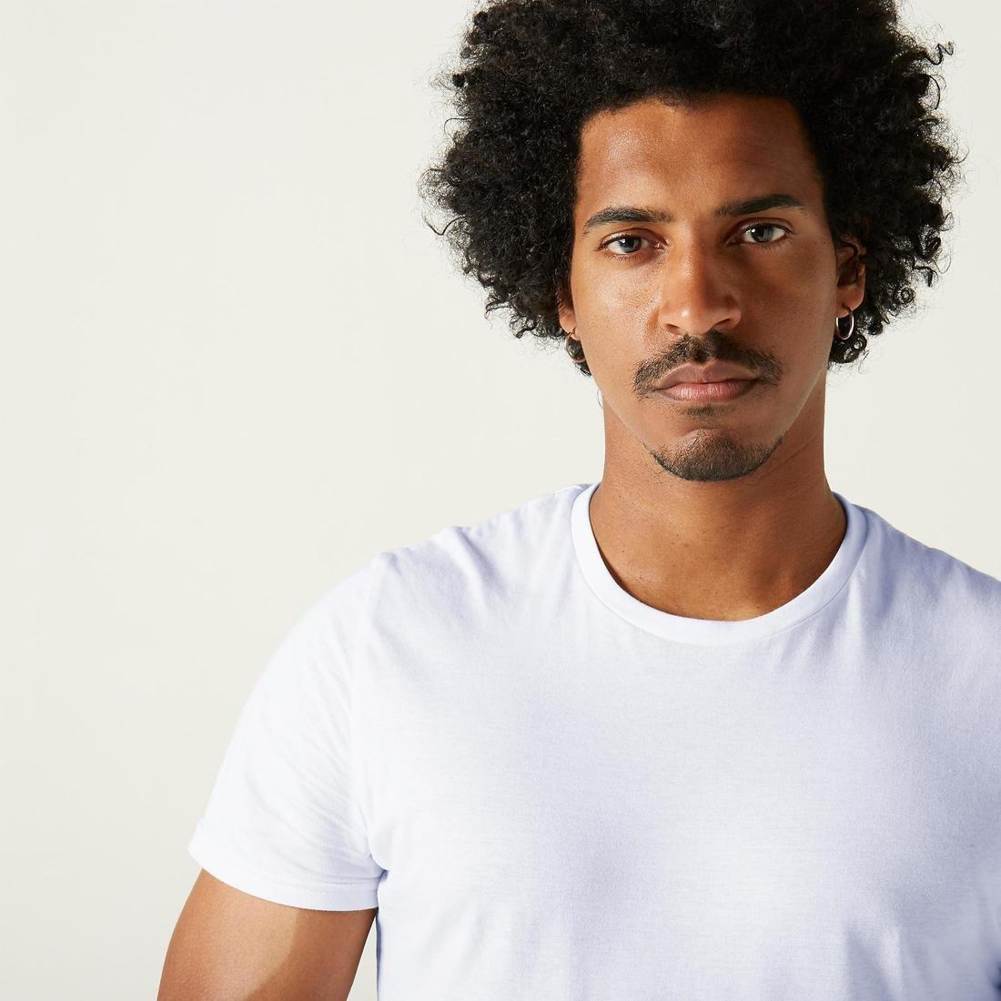 Fitness Pure Cotton T-Shirt Sportee-White, No Color, large image number 1