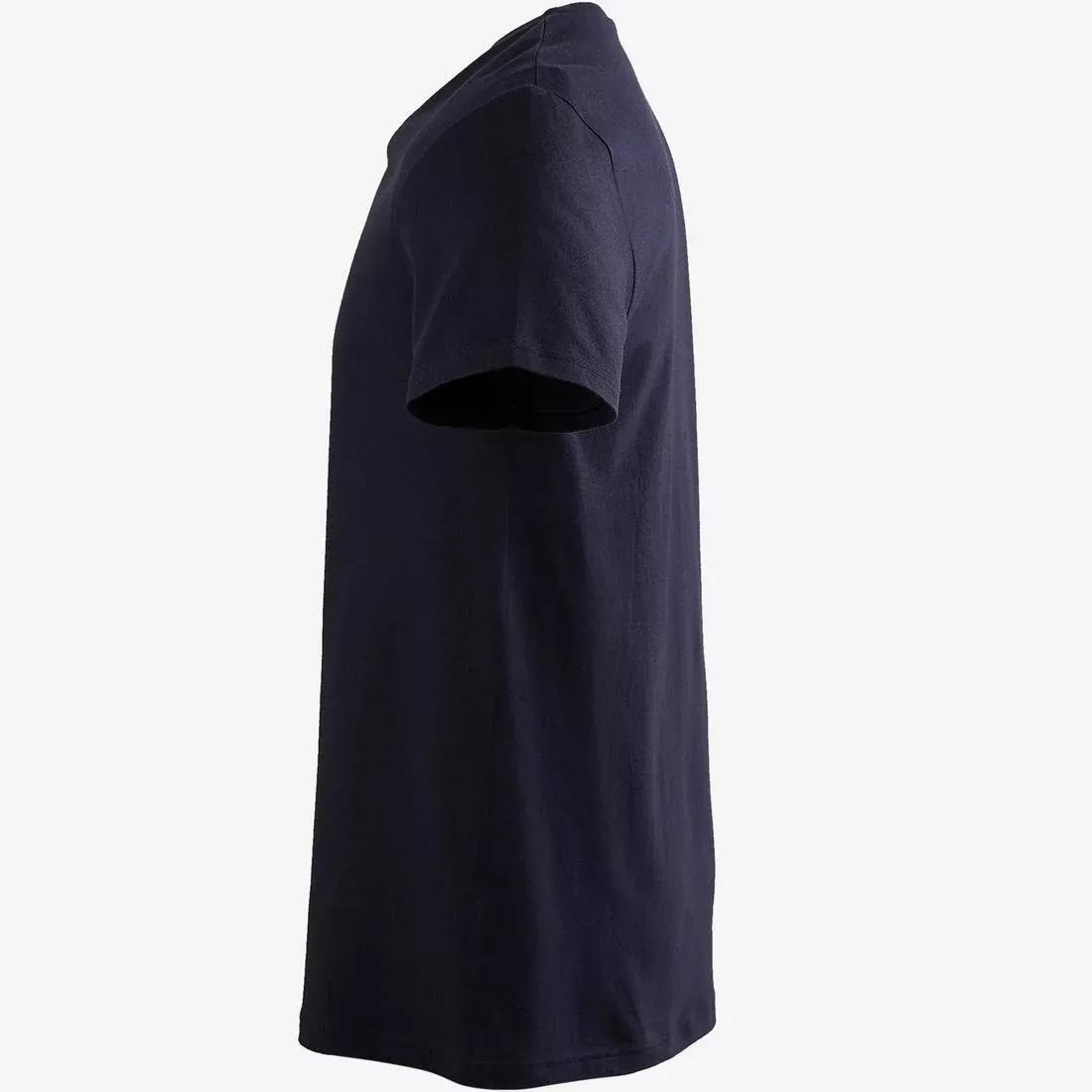 Fitness PureCotton T-Shirt Sportee, Black, No Color, large image number 3