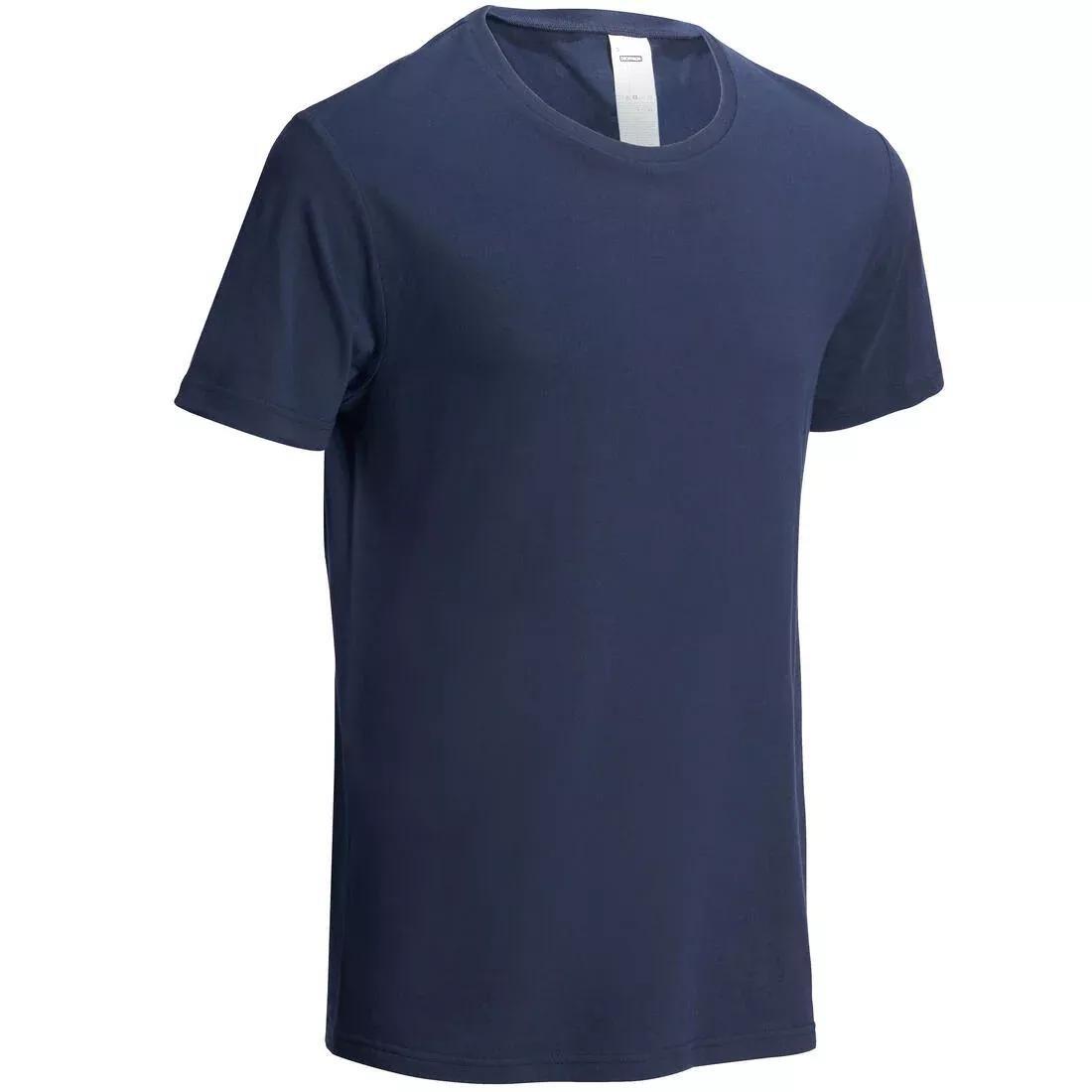 Fitness PureCotton T-Shirt Sportee, Black, No Color, large image number 4