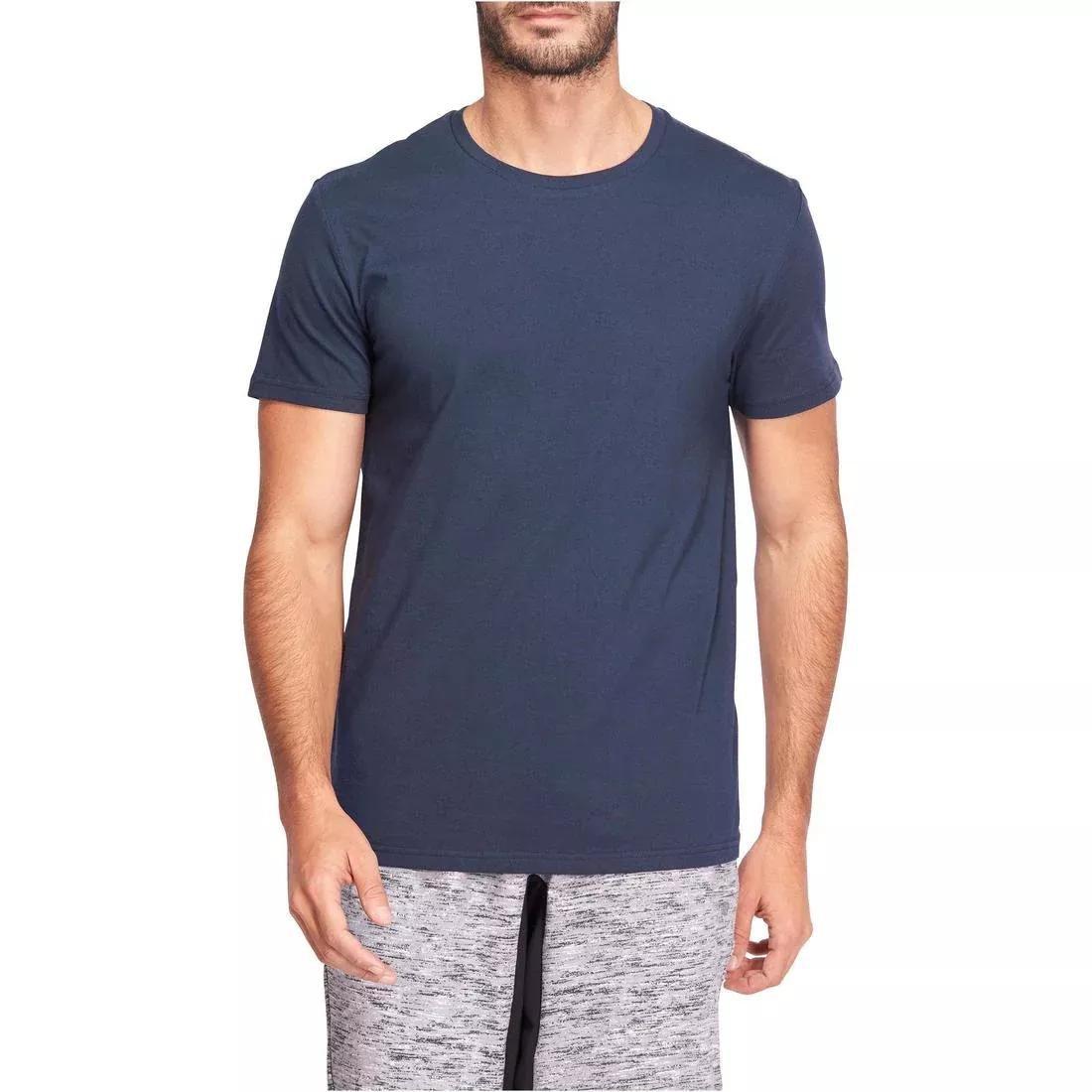 Fitness PureCotton T-Shirt Sportee, Black, No Color, large image number 5