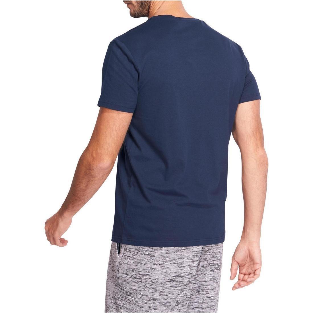 Fitness PureCotton T-Shirt Sportee, Black, No Color, large image number 6