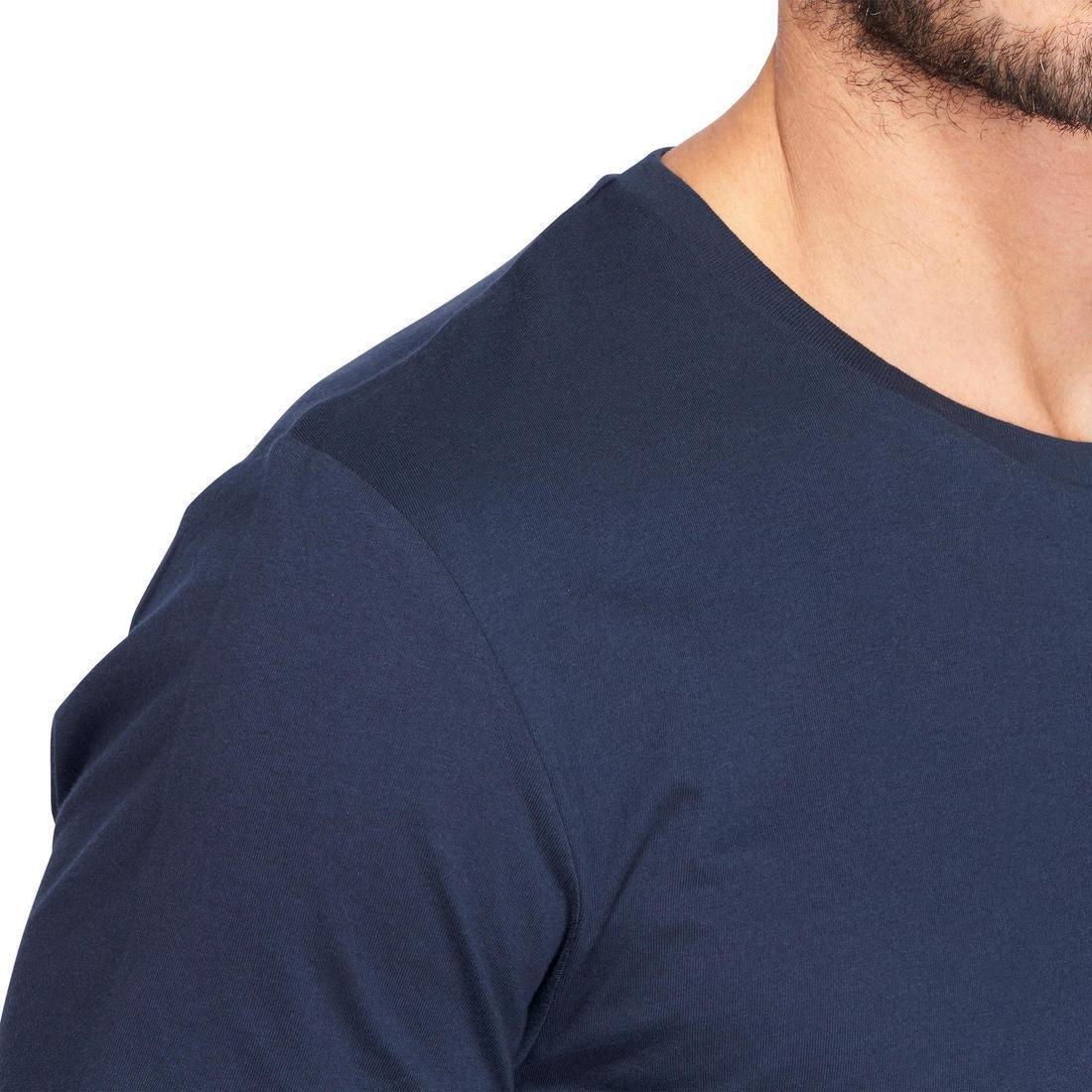 Fitness PureCotton T-Shirt Sportee, Black, No Color, large image number 7