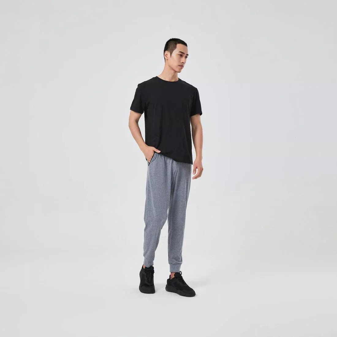 Fitness PureCotton T-Shirt Sportee, Black, No Color, large image number 10