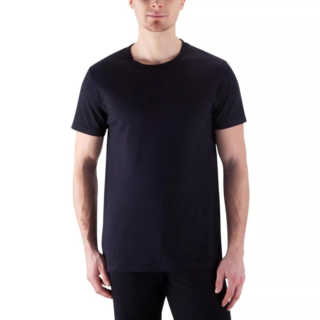 Fitness PureCotton T-Shirt Sportee, Black, No Color, large image number 13