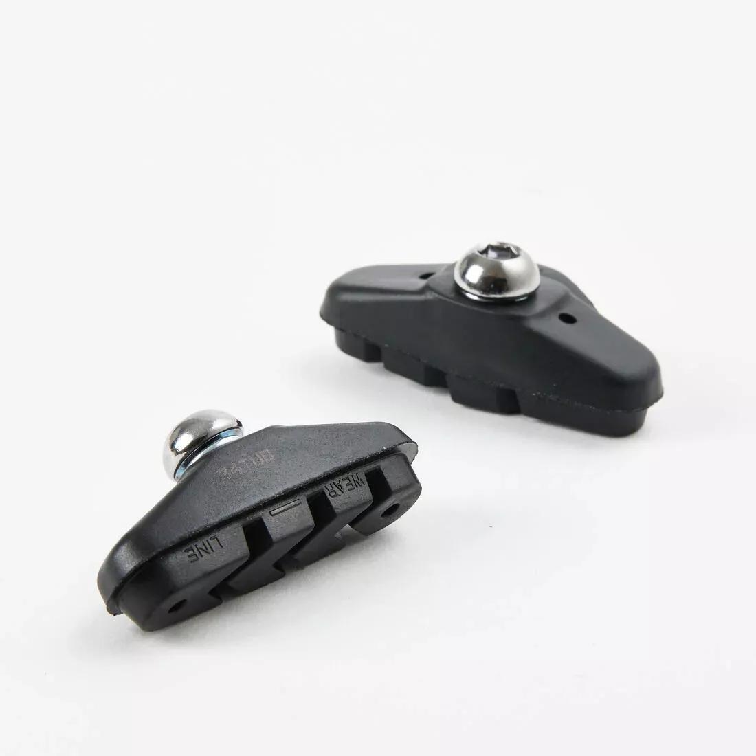 Road Bike Brake Pads 100, Black, No Color, large image number 0
