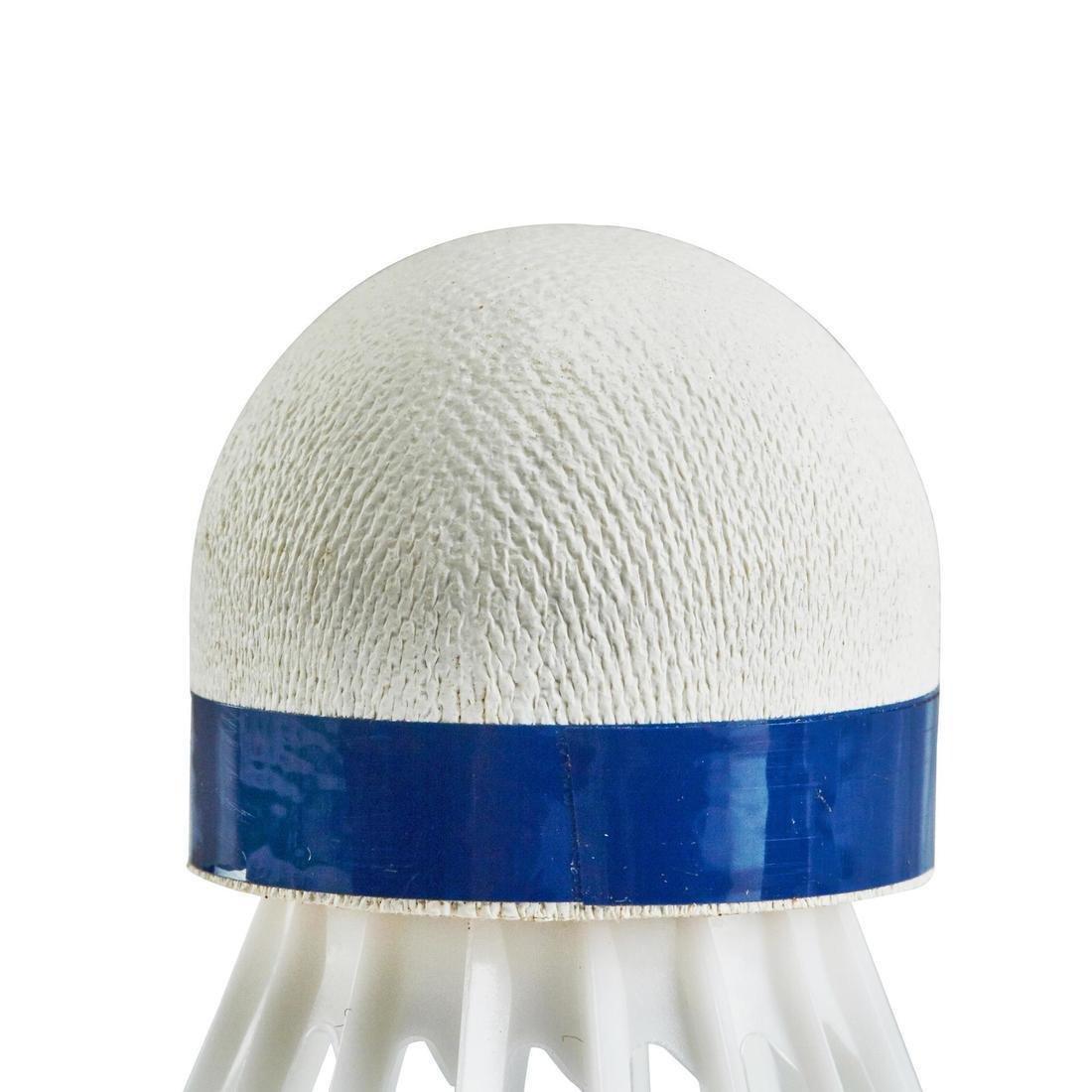 Badminton Plastic Shuttlecocks Mavis 300 6-Pack, White, No Color, large image number 3