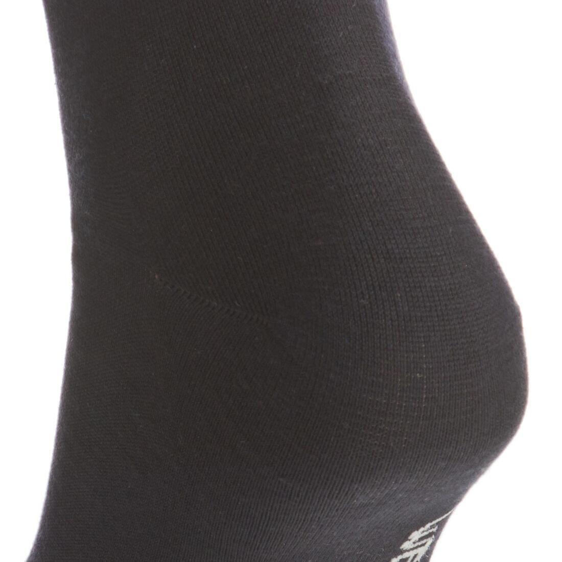 Unisex Silk Ski Liner Socks, Black, , large image number 2