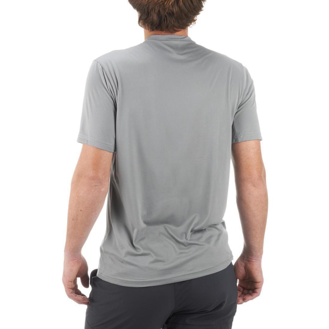3Xl   Mountain Walking Short-Sleeved T-Shirt Mh100, Carbon Grey, , large image number 2