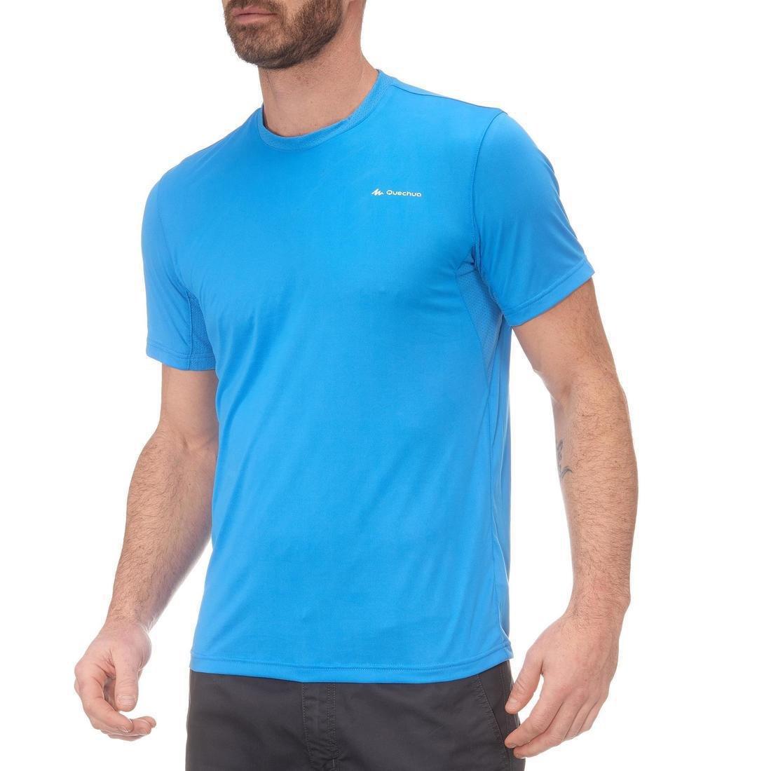 3Xl   Mountain Walking Short-Sleeved T-Shirt Mh100, Carbon Grey, , large image number 9