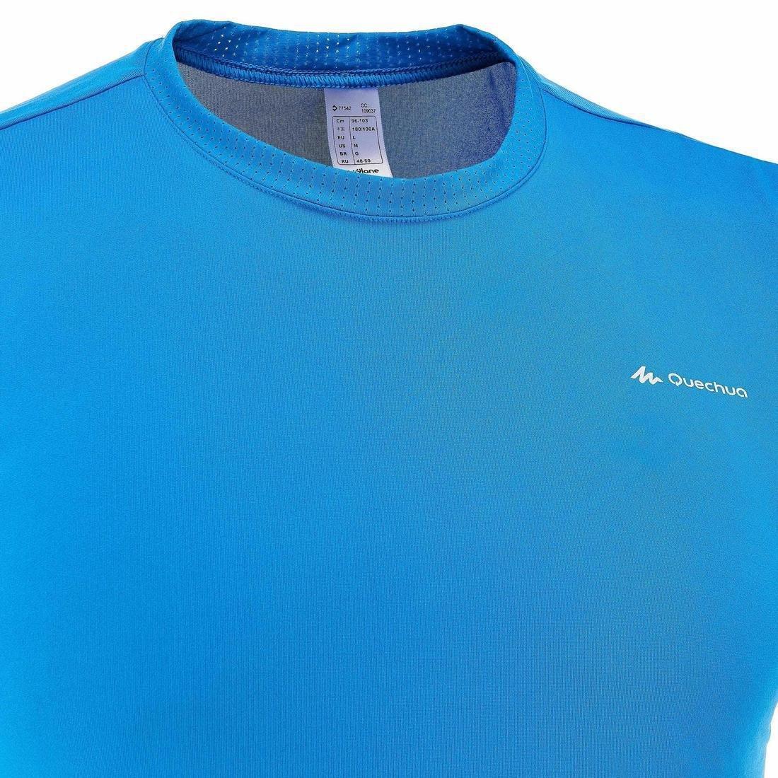 3Xl   Mountain Walking Short-Sleeved T-Shirt Mh100, Carbon Grey, , large image number 14