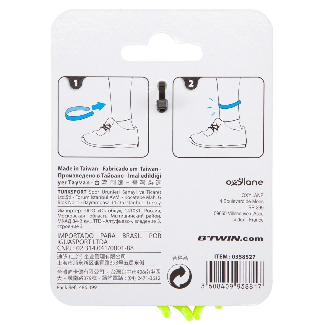 100 Bike Trouser Clip, Fluo Yellow, , large image number 3