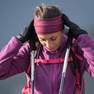 QUECHUA - XL  Women's MH120 Mottled Mountain Hiking Fleece Jacket, Black