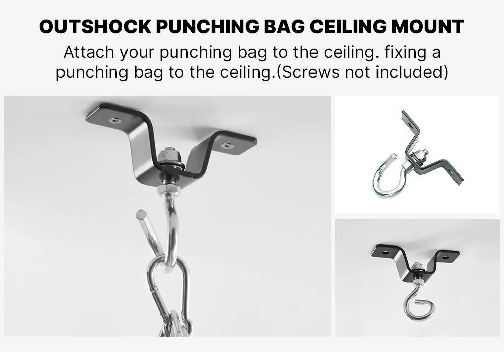 Punching Bag Ceiling Mount, Black, No Color, medium