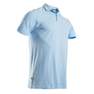 INESIS - 2XL Men's Golf Short-Sleeved Polo Shirt Mw500, Light Sky Blue