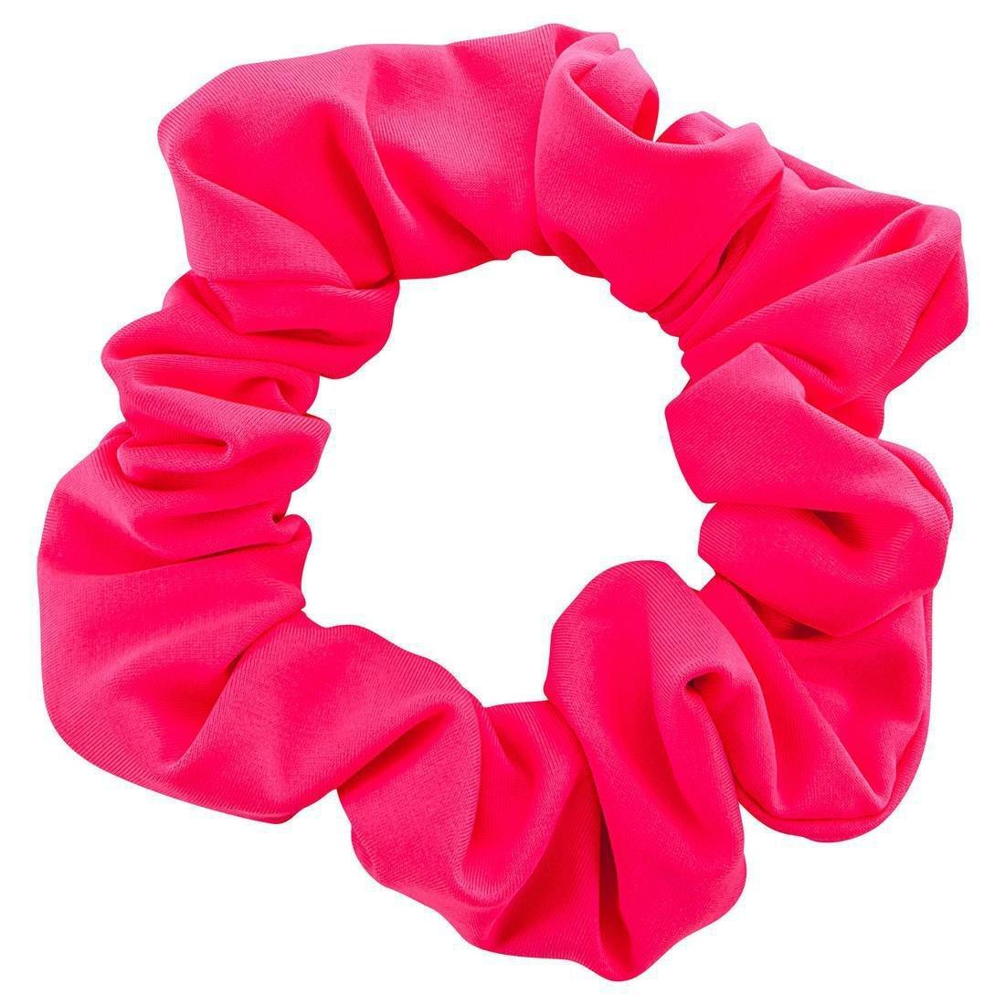 4-14Y Girls' Swimming Hair Scrunchie, Fluo Pink, , large image number 12