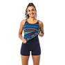 NABAIJI - M/L  Women's Swimming 1-piece Tankini Swimsuit Heva - Mipy, Navy Blue