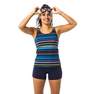 NABAIJI - M/L  Women's Swimming 1-piece Tankini Swimsuit Heva - Mipy, Navy Blue