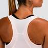 DOMYOS - L/XL  Energy Women's Cardio Fitness Tank Top, Black