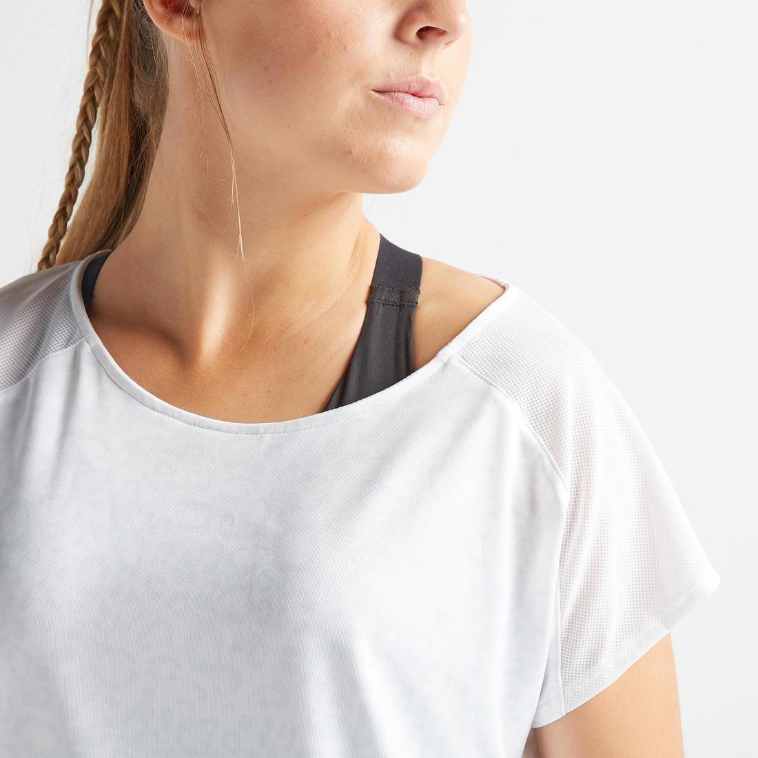 womens Loose Fitness T-Shirt, Grey, , large image number 4