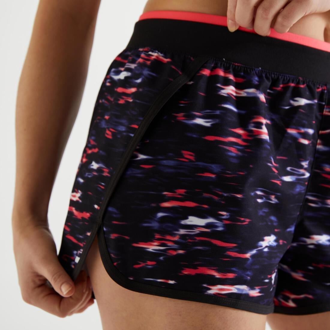 womens Fitness Loose Shorts, Pink, , large image number 4