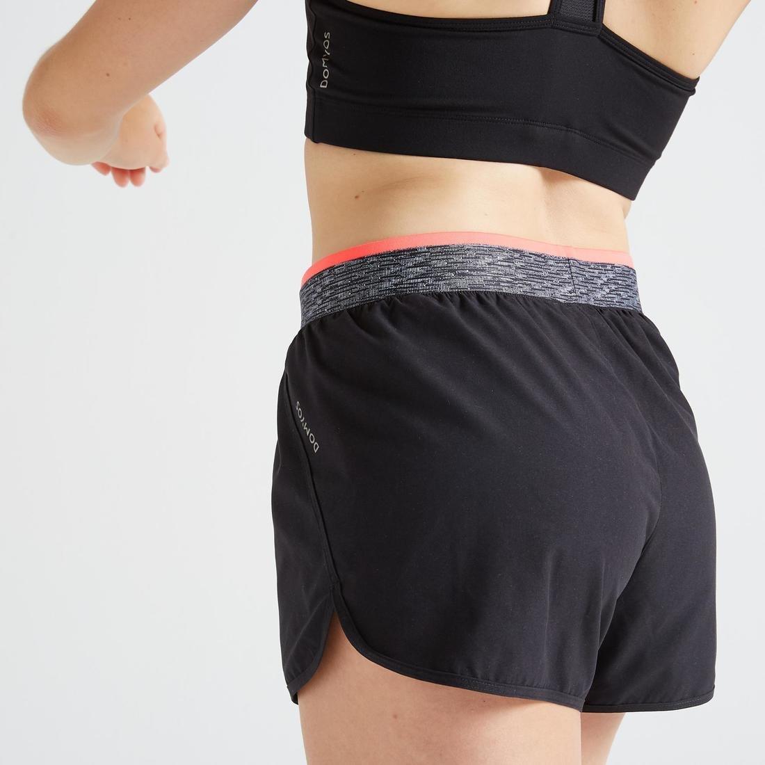 womens Fitness Loose Shorts, Pink, , large image number 13