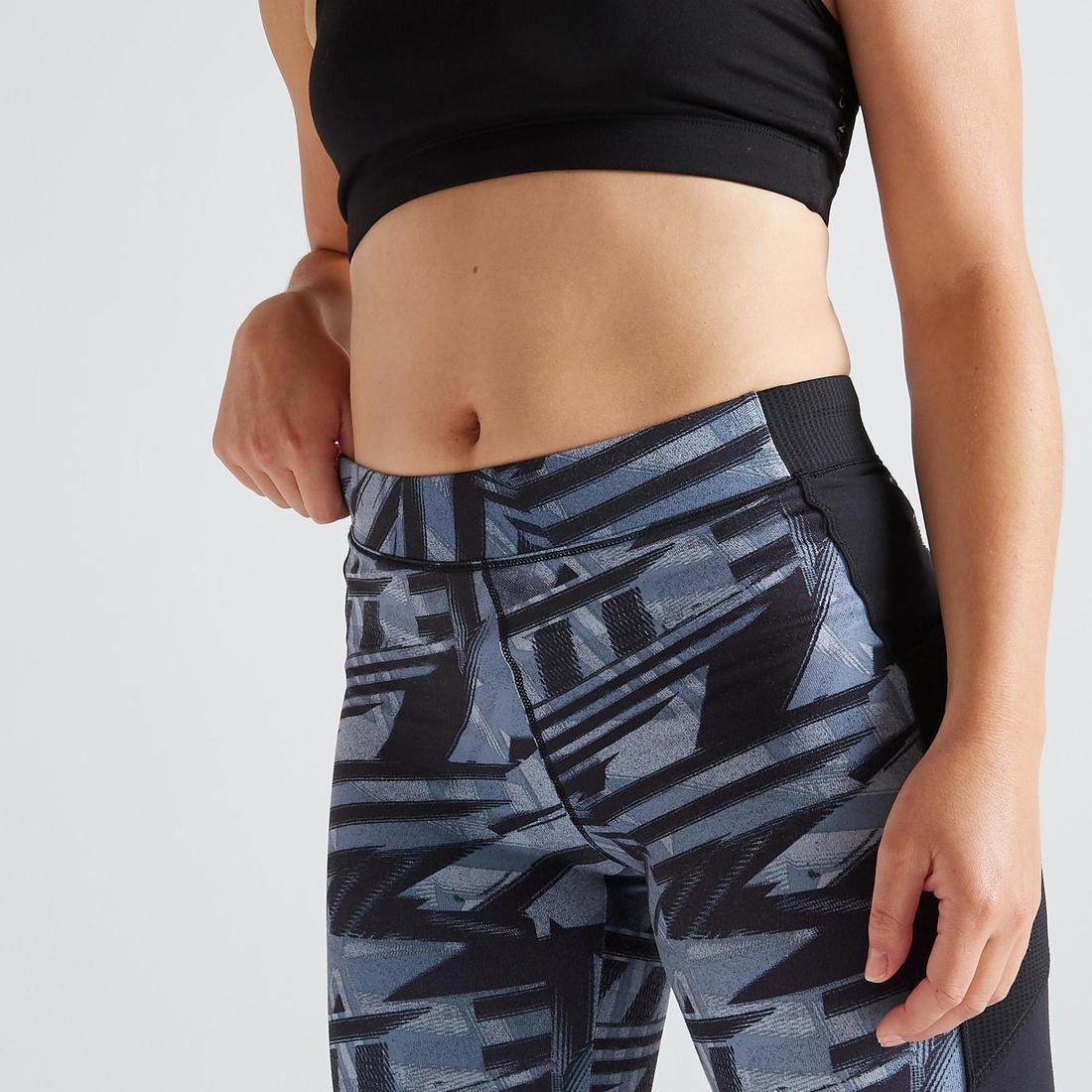 W30 L31  Fitness Leggings with Phone Pocket, Navy Blue, , large image number 12