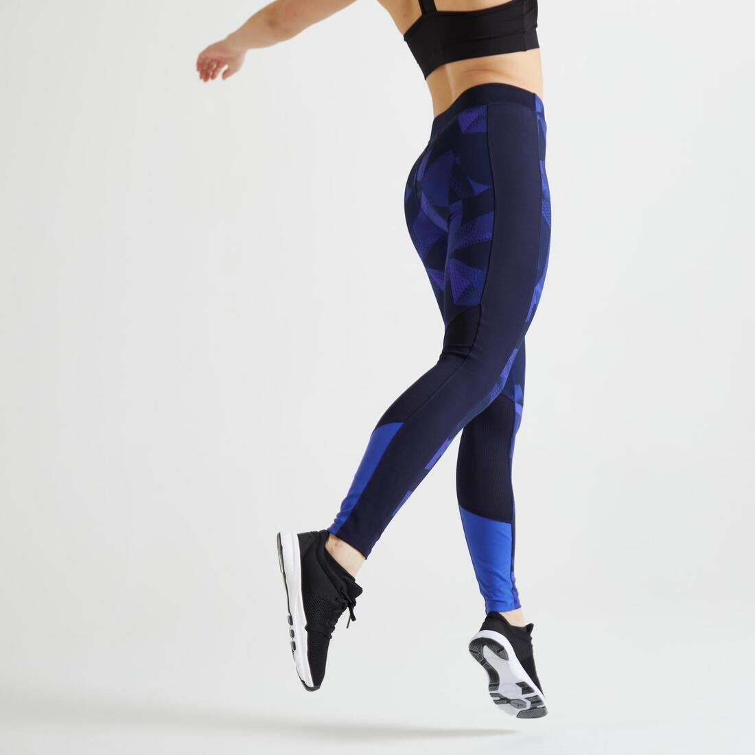 W28 L31  Fitness Leggings with Phone Pocket, Navy Blue, , large image number 0