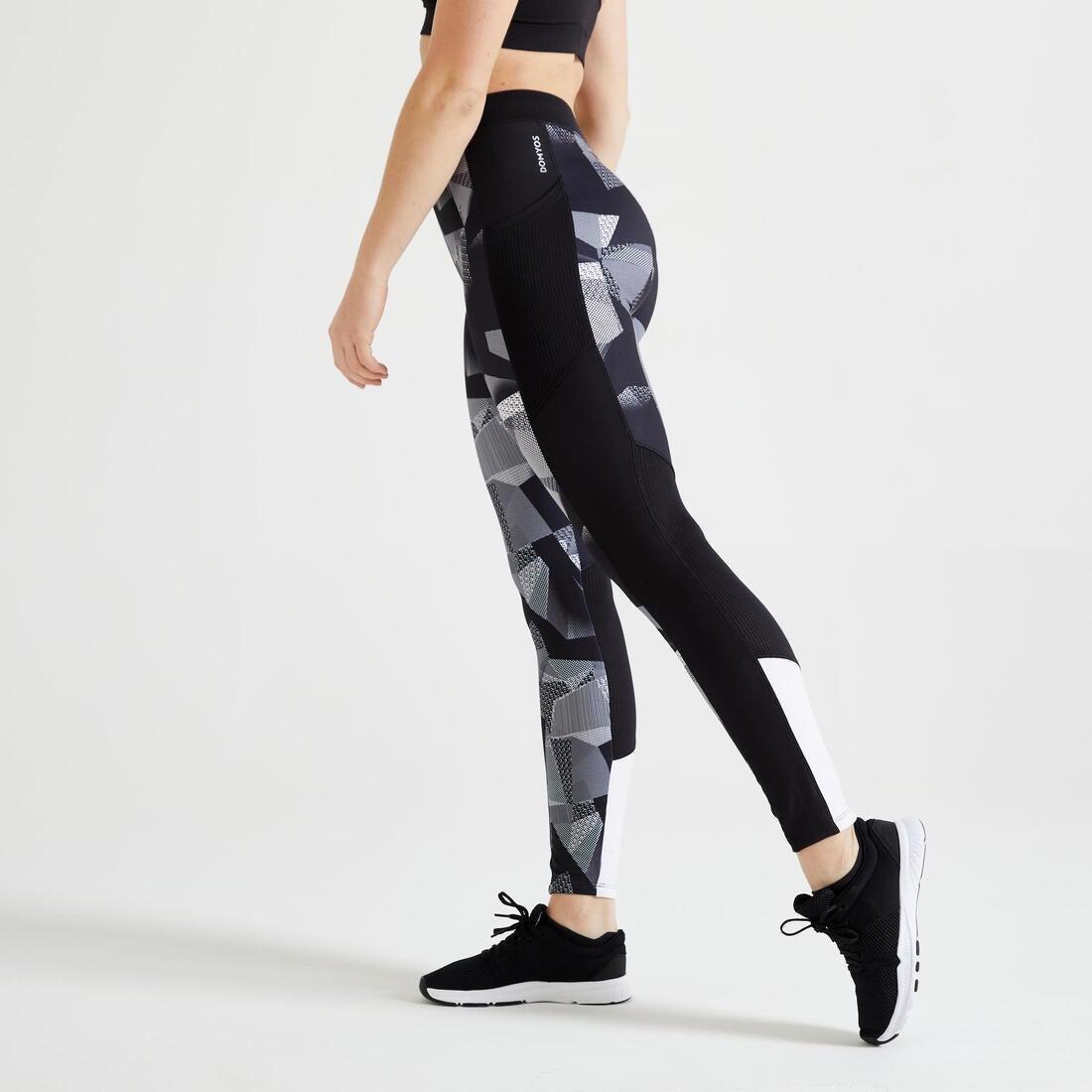 W30 L31  Fitness Leggings with Phone Pocket, White, , large image number 0