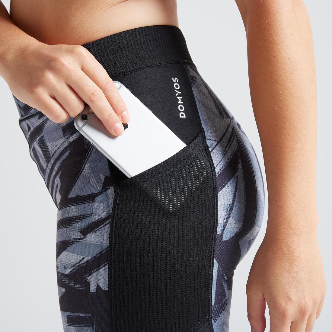 W30 L31  Fitness Leggings with Phone Pocket, White, , large image number 13