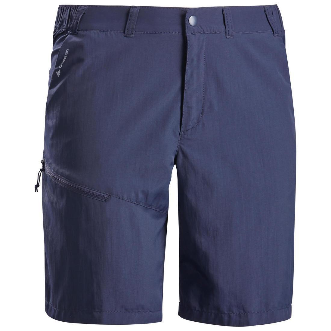 mens Mountain Walking Shorts Mh100, Blue, , large image number 0