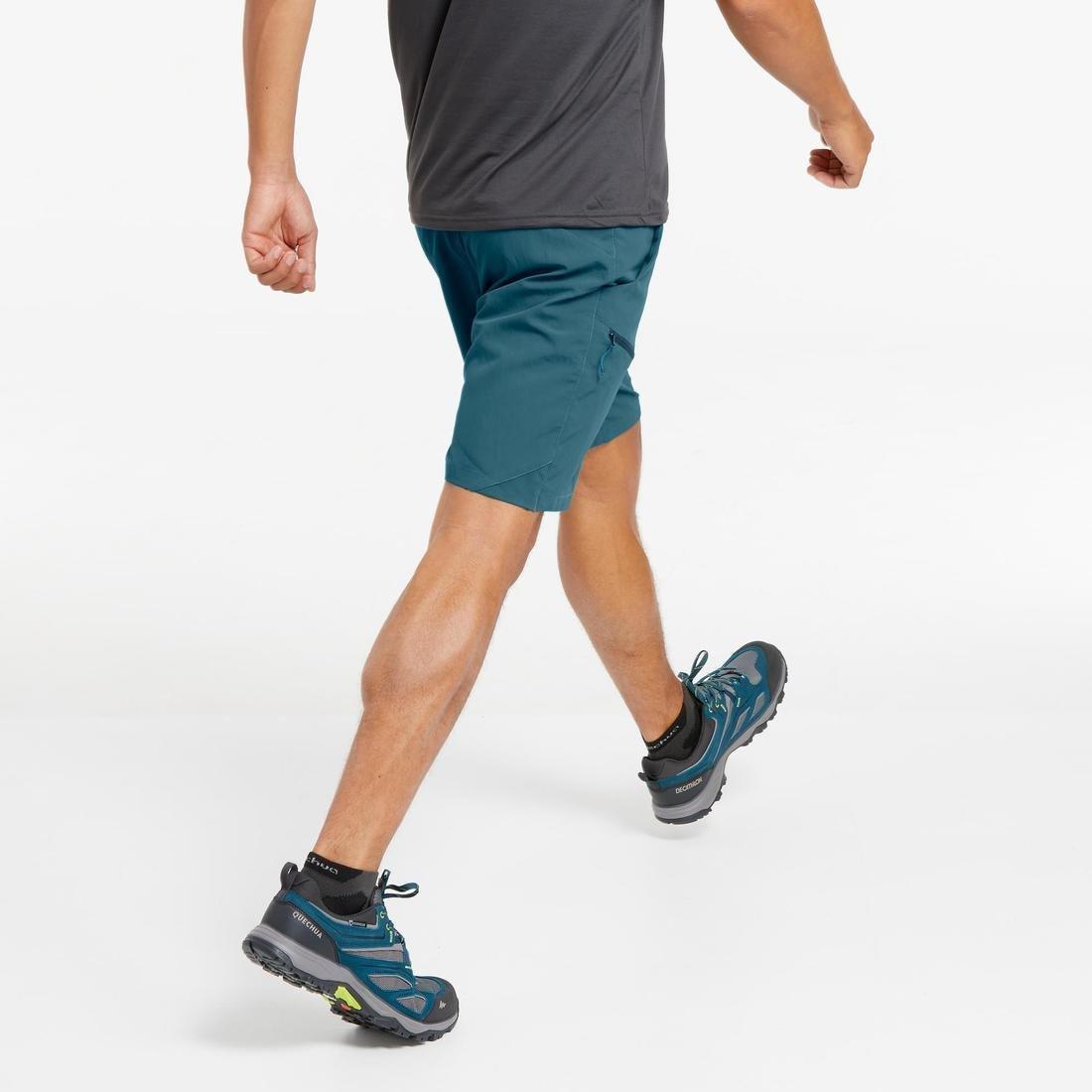 mens Mountain Walking Shorts Mh100, Blue, , large image number 13