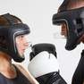 OUTSHOCK - 59-62 cm  Adult Boxing Helmet with Built-in Face Protection, Black