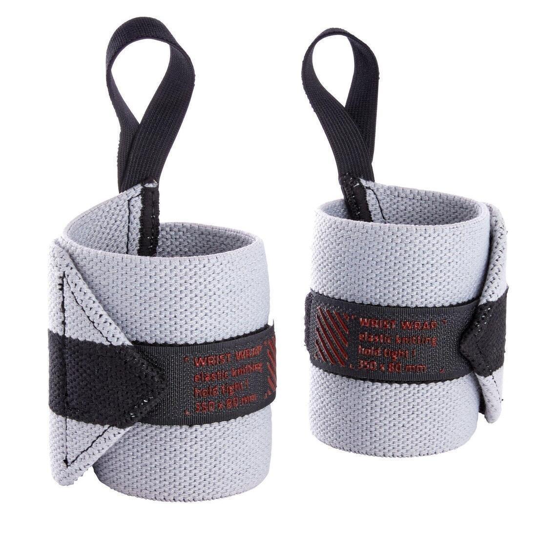 Weight Training Wrist Wrap Strap, Grey, , large image number 3