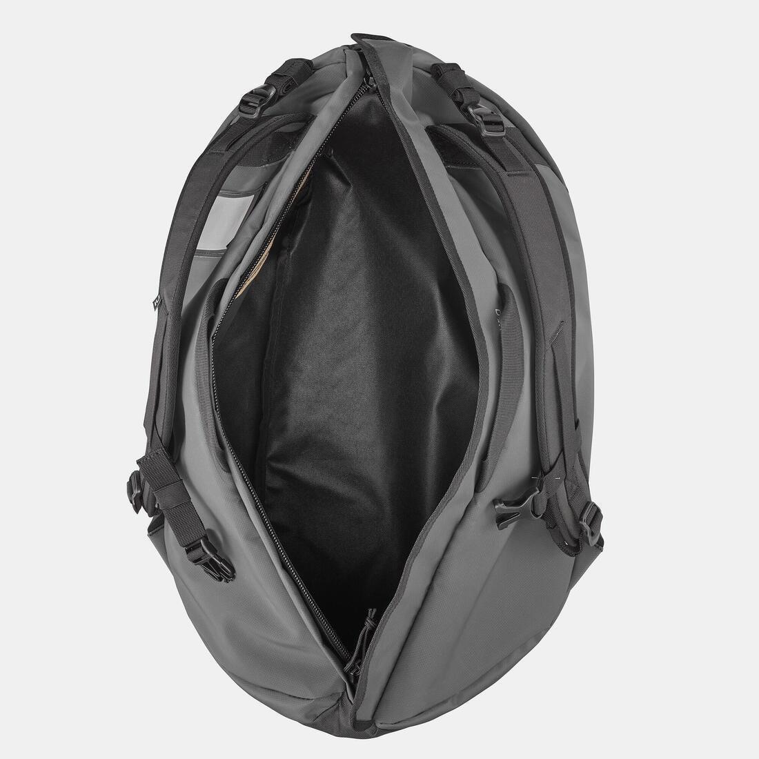 50L Trekking Duffel Bag - Duffel 100 Basic, Grey, No Color, large image number 5