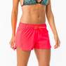 OLAIAN - Small  Women's Boardshorts With Elasticated Waistband And Drawstring Tini Colorb, Pink