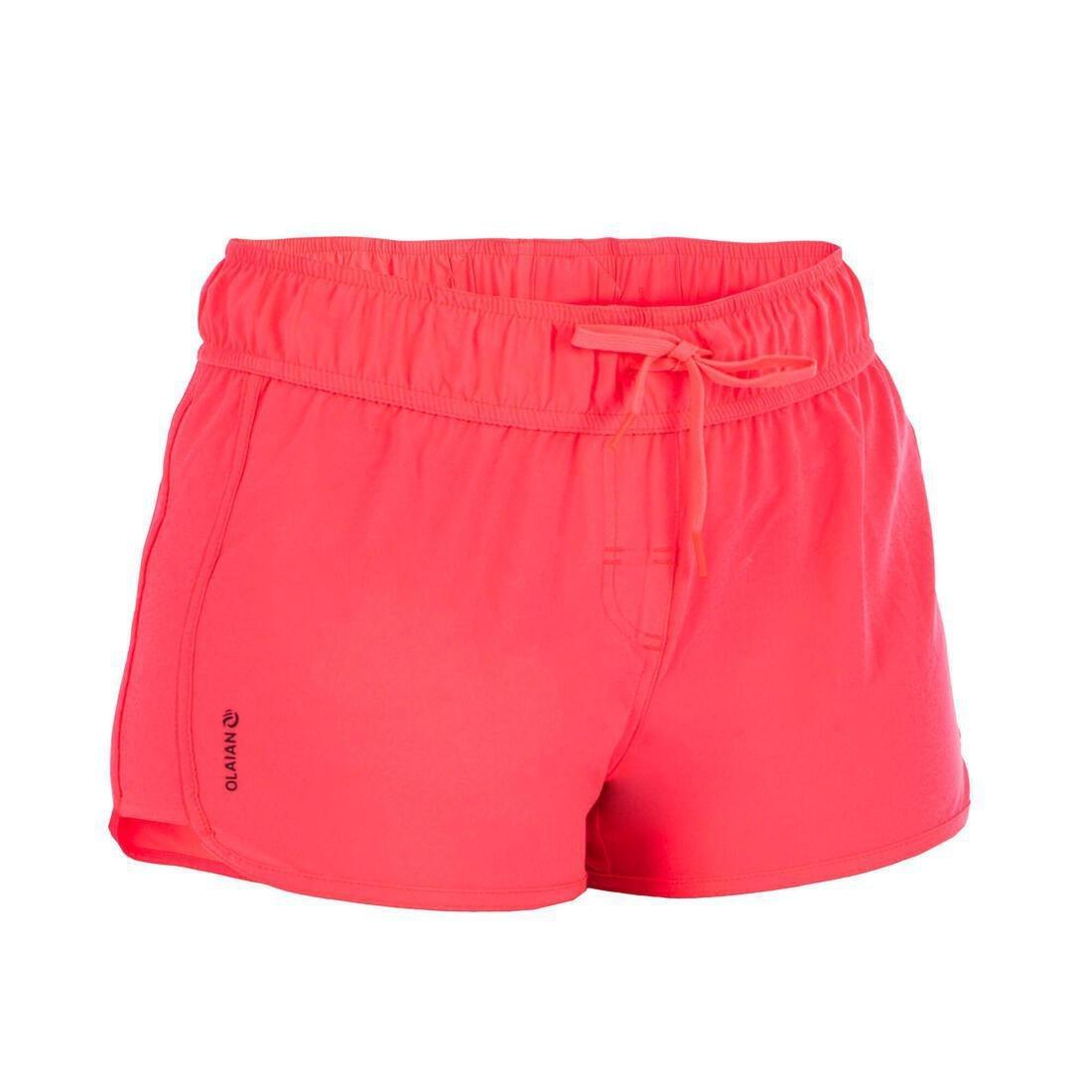 Womens Boardshorts With Elasticated Waistband, Black, , large image number 14