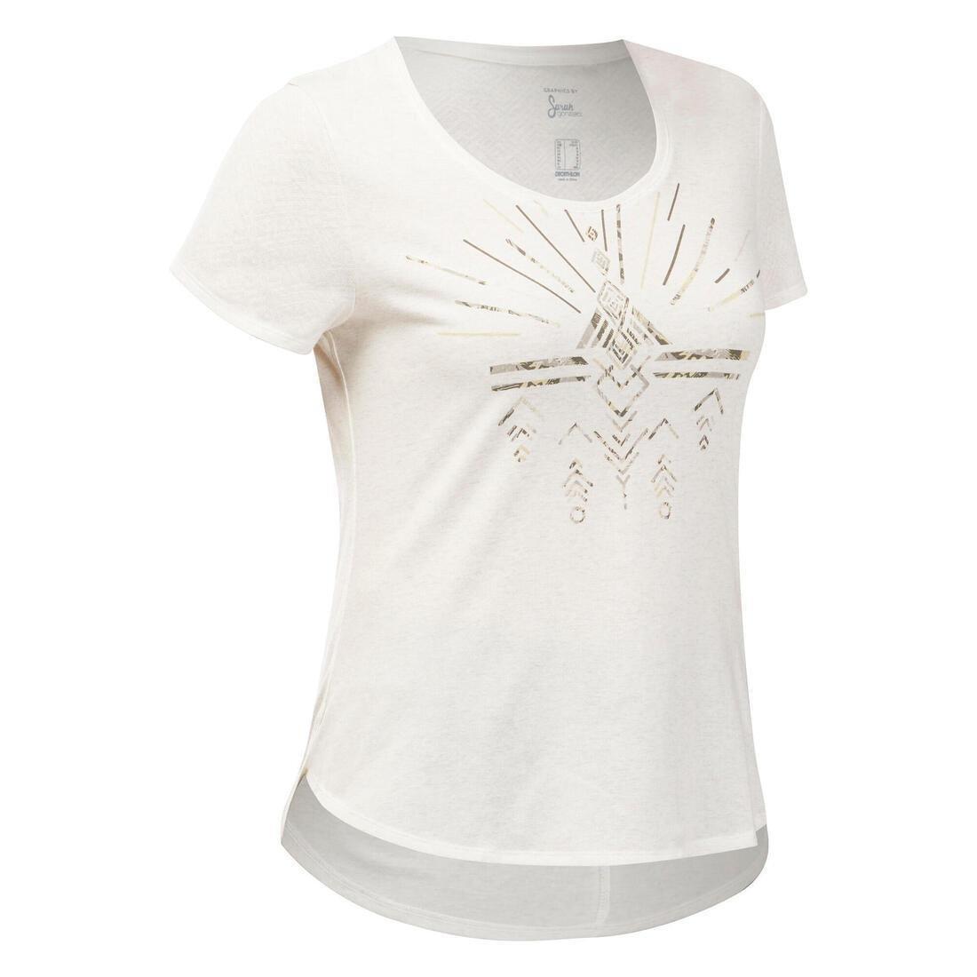 Large  Women's Country Walking T-shirt - NH500, White, , large image number 10